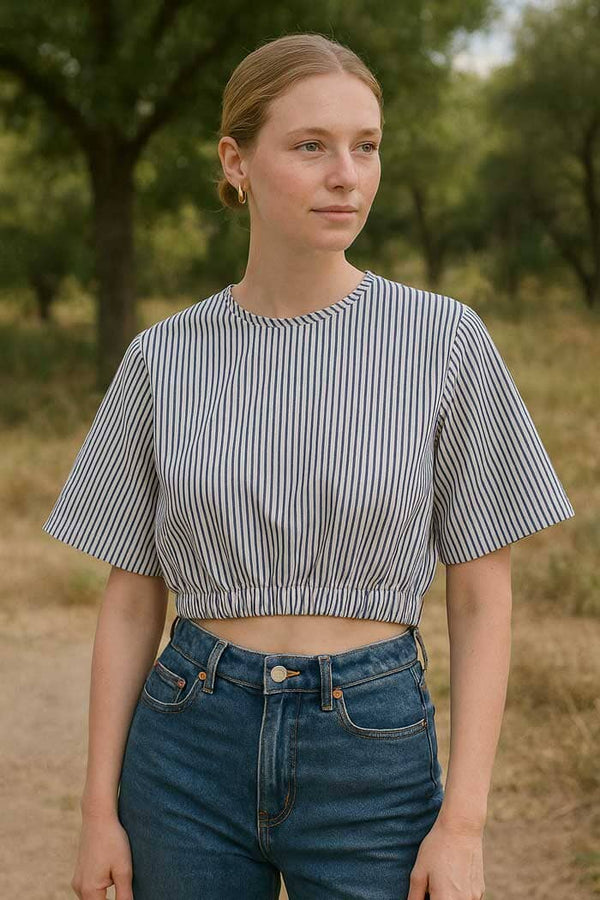 East West Women's Boxy Crop Top