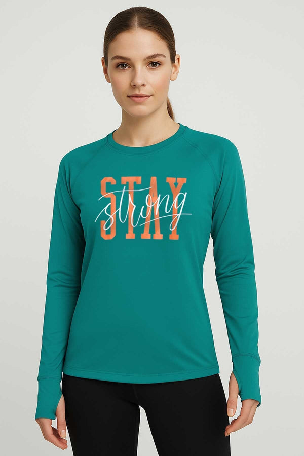Polo Republica Women's Stay Strong Activewear Tee Shirt