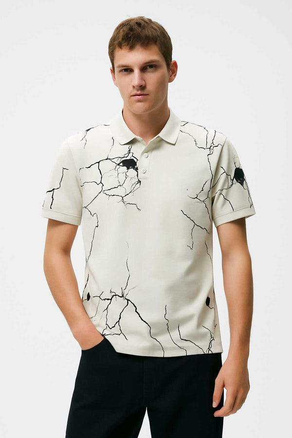 Max 21 Men's Electric Bolt Minor Fault Polo Shirt