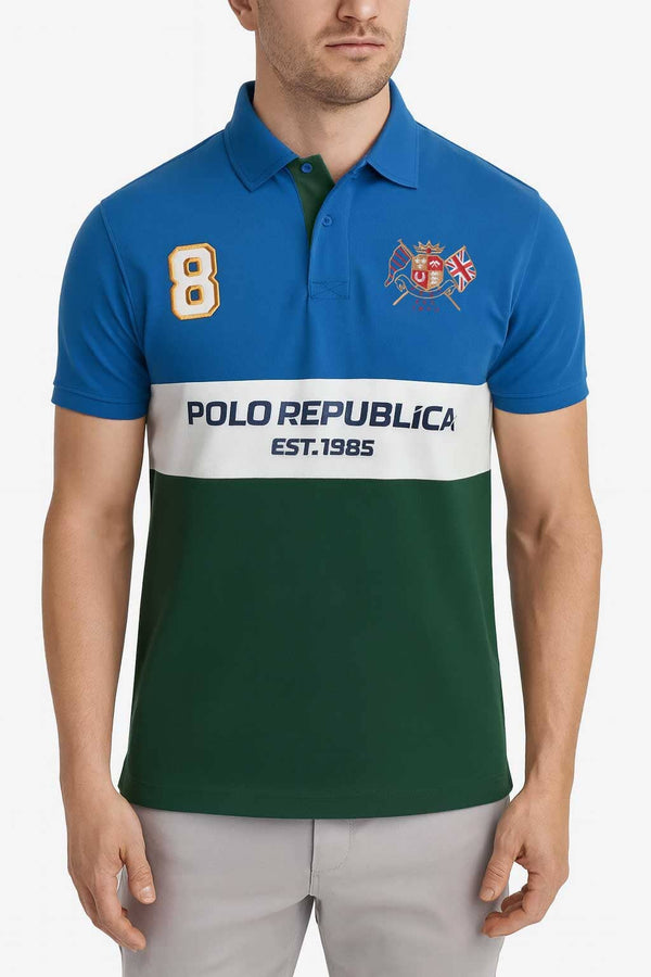 Polo Republica Men's Colorblock Polo Shirt
