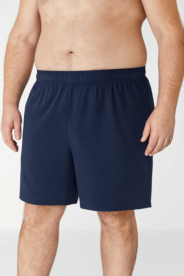 Big Sizes Men's Elasticated Waist Minor Fault Shorts