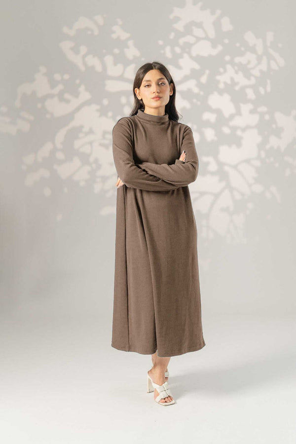 East West Women's High Neck Long Maxi Dress