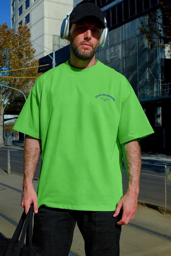 USQUARED Unisex Good For Nothing Drop Shoulder Minor Fault Oversized Tee Shirt