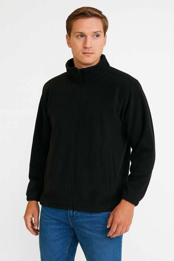 TR Men's Polar Fleece Minor Fault Zipper Jacket