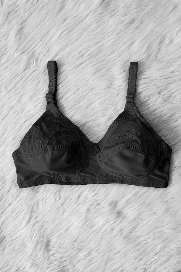 Fugeli Women's Embroidered Stretchable Bra