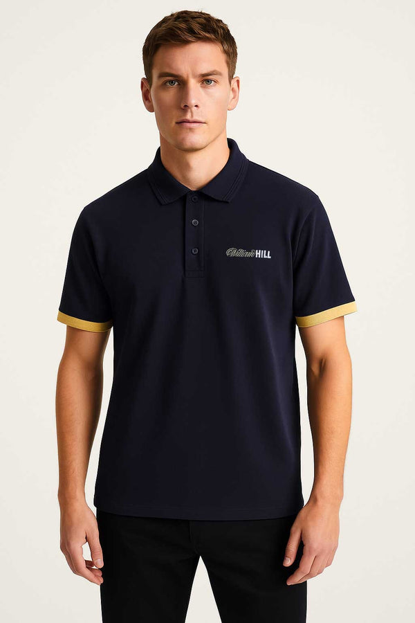 WH Men's Embroidered Polo Shirt