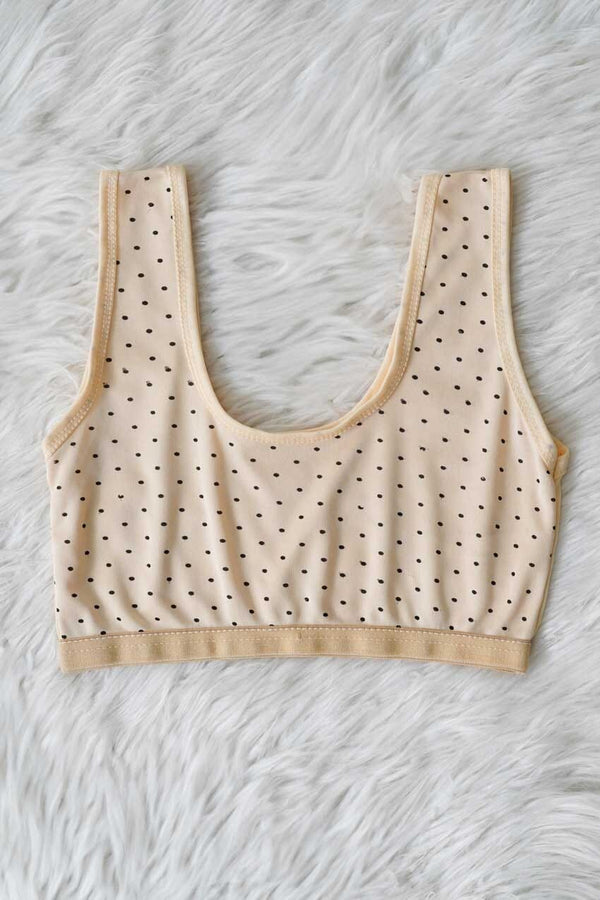 Girl's Printed Stretchable Bidi Bra