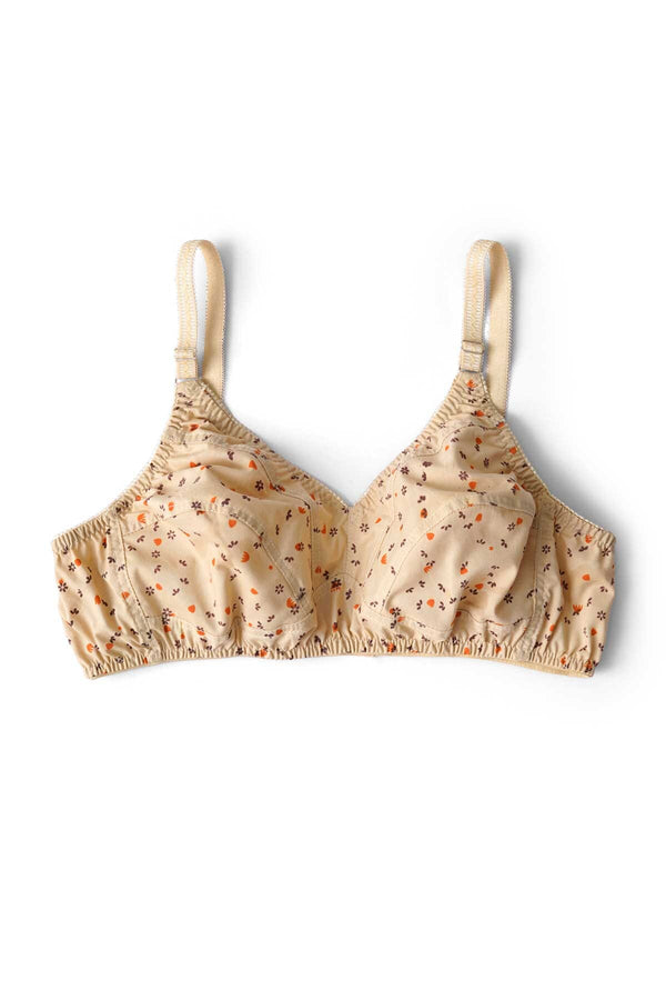 Women's Floral Basic Cotton Bra