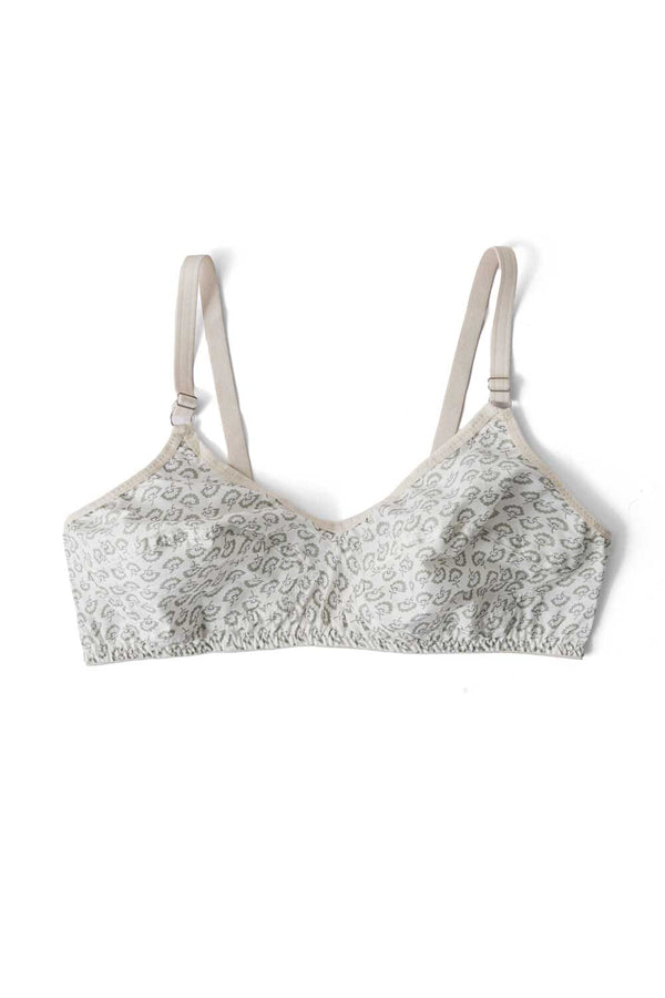 Women's Floral Printed Basic Cotton Premium Bra
