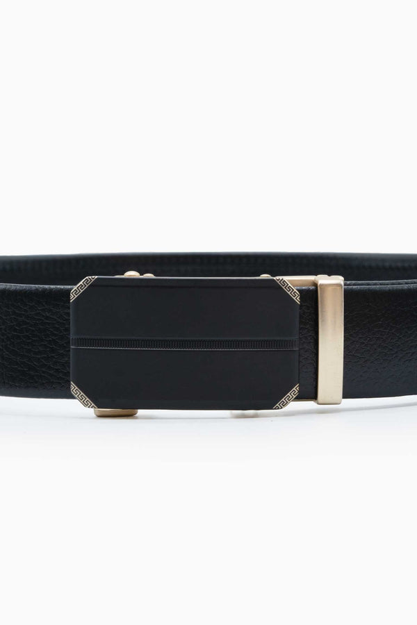 Men’s Automatic Ratchet Buckle Leather Belt