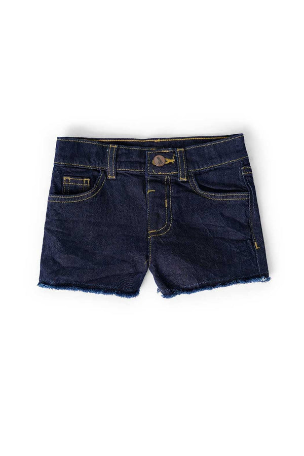 Girl's Raw Bottom Cut Off Denim Shorts