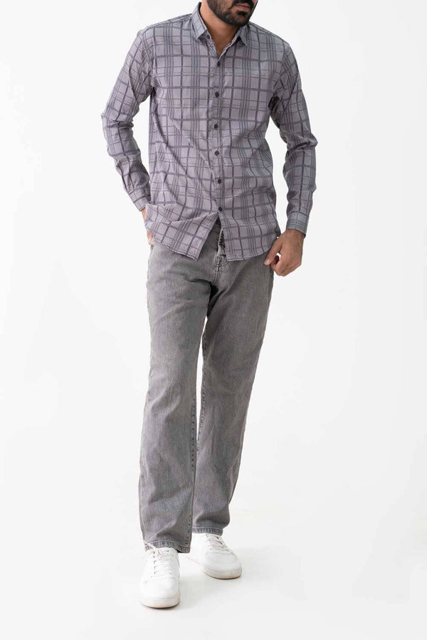Scanners Men's Printed Casual Shirt