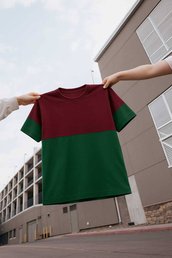 Polo Republica Men's Contrast Oversized Minor Fault Tee Shirt