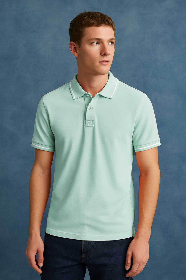 Polo Republica Men's Tipped Polo Shirt