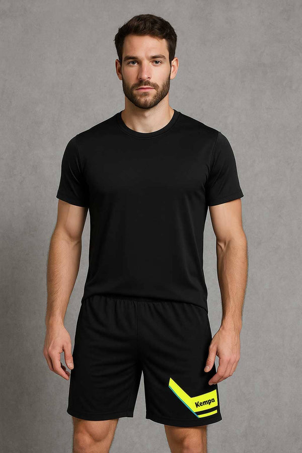 KMP Men's Logo Printed Activewear Shorts
