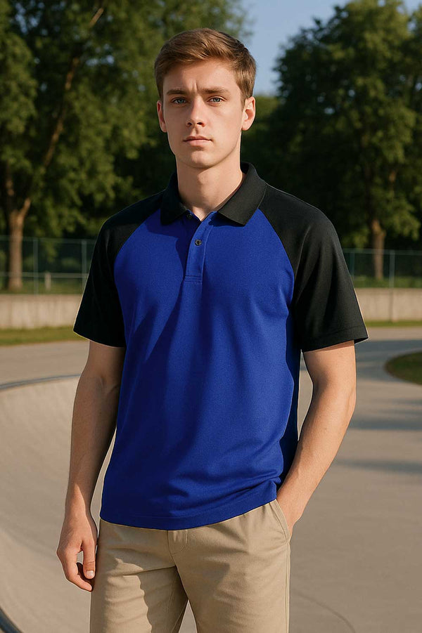 Polo Republica Men's Raglan Sleeve Minor Fault Polo Shirt