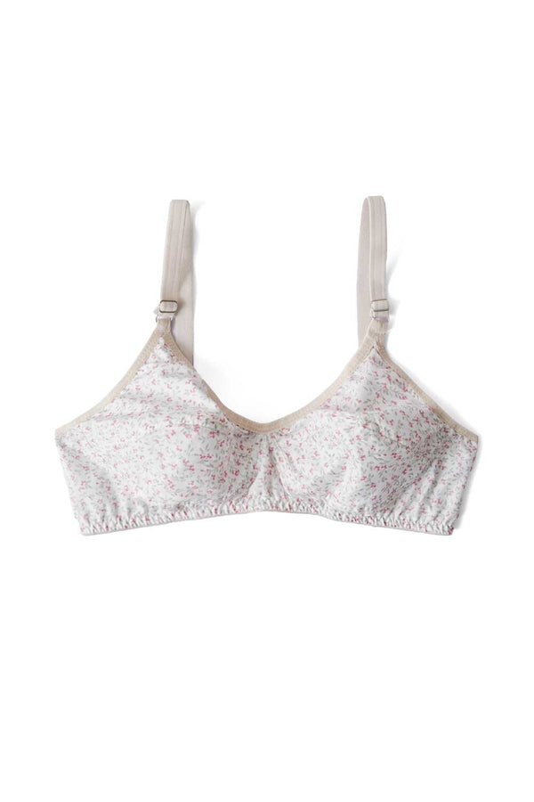 Women's Floral Printed Basic Cotton Bra