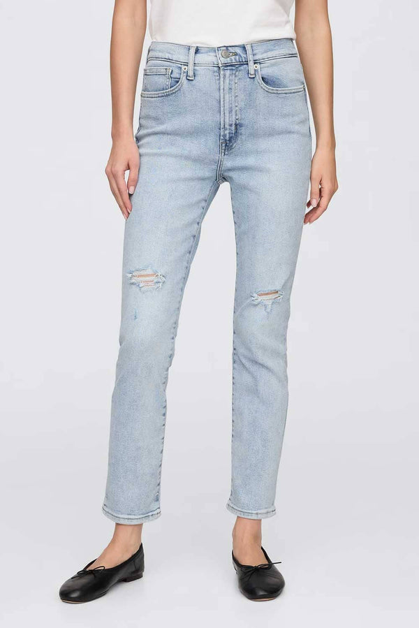 Cut Label Women's Distressed Regular Fit Denim