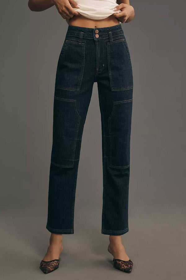 PC Women's Mid-Rise Relaxed-Leg Denim
