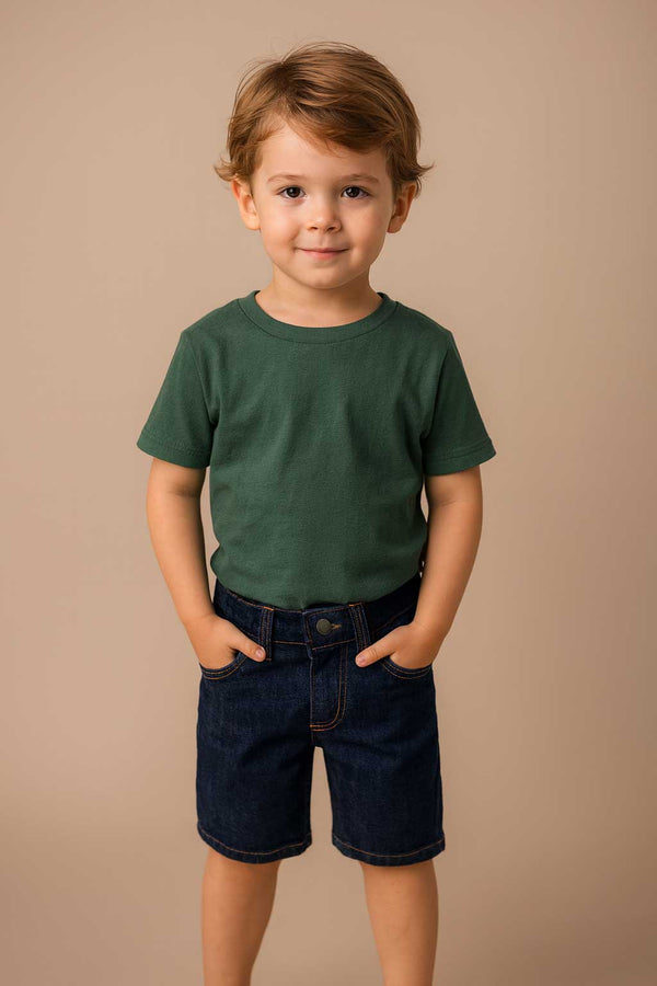 TI Boy's Premium Denim Shorts