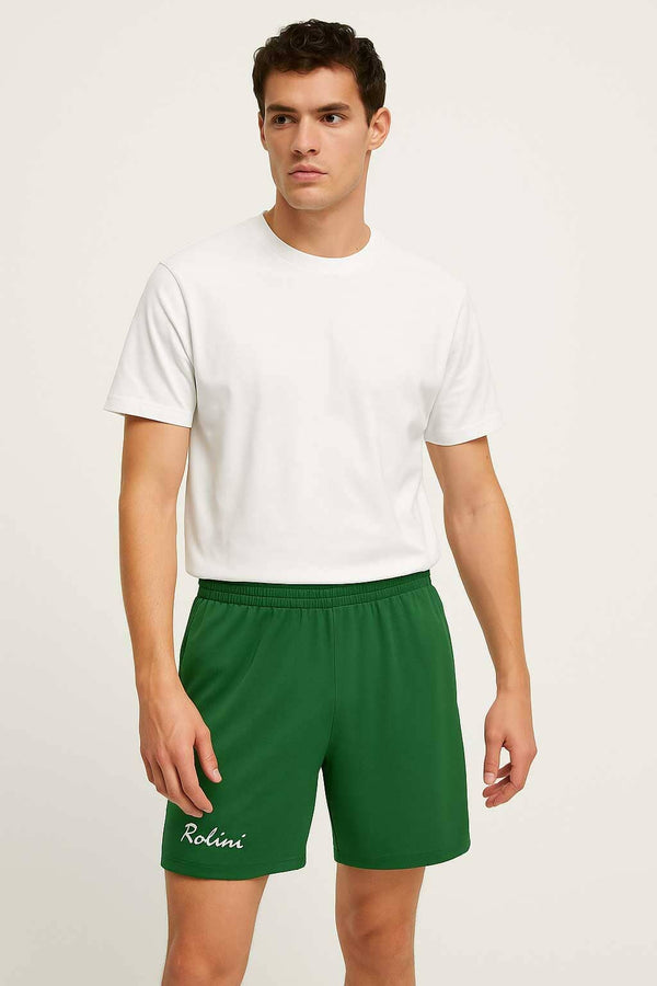Rolini Men's Contrast Activewear Shorts